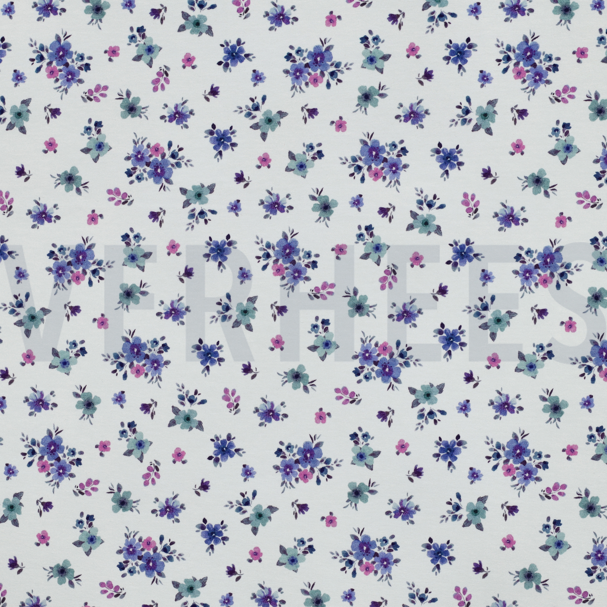 JERSEY DIGITAL BLUMEN LILA/VIOLETT (high resolution)