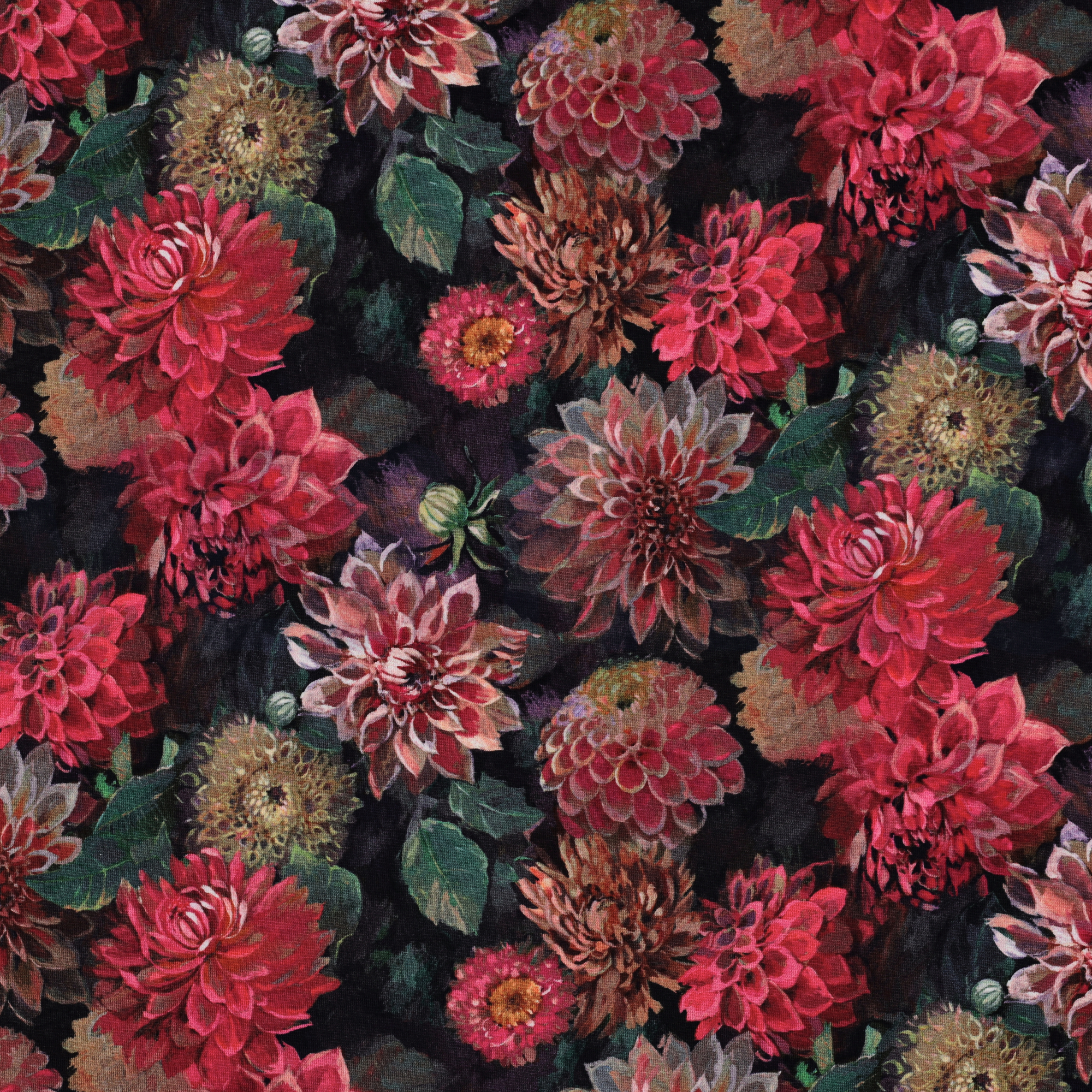 JERSEY DIGITAL FLOWERS FUCHSIA (high resolution)