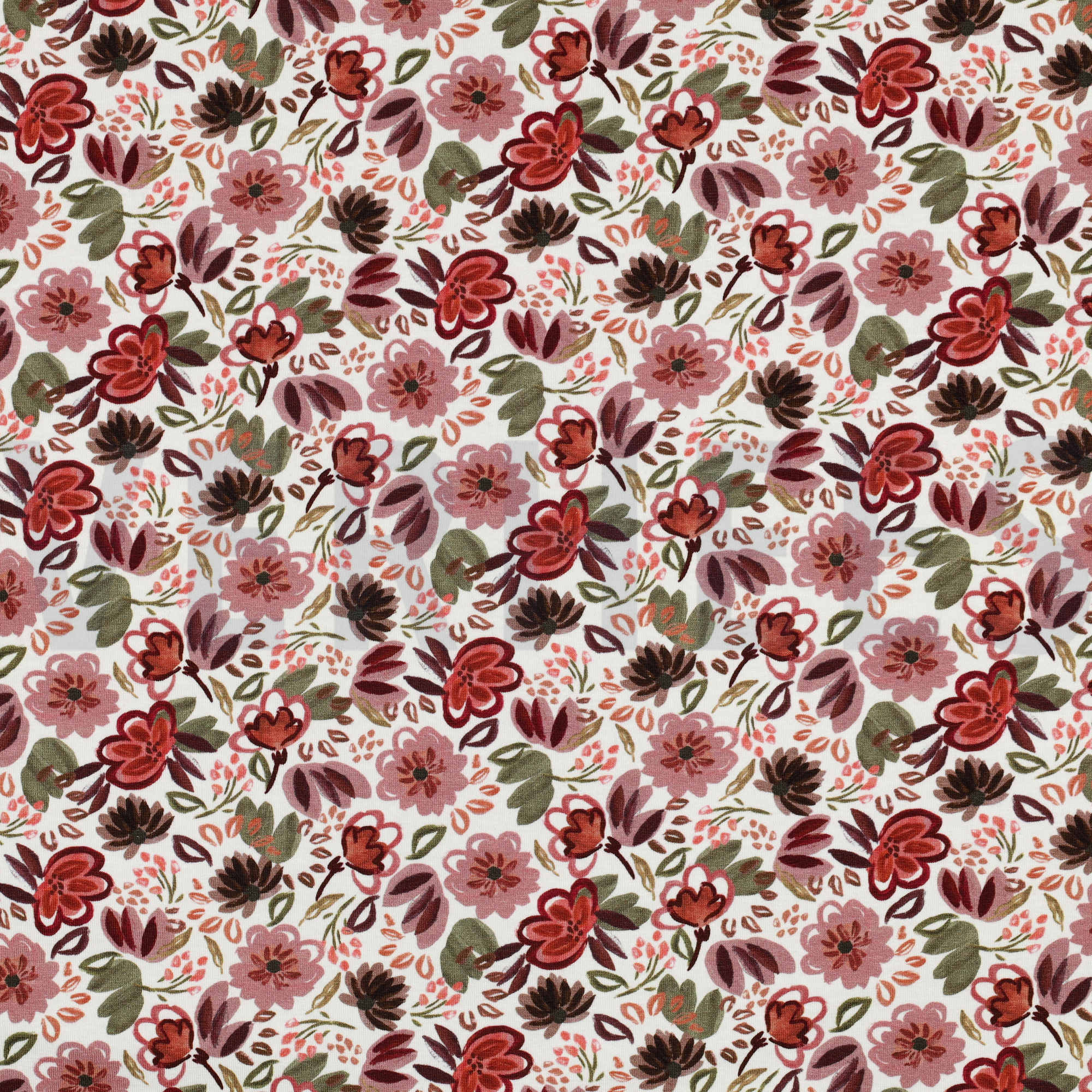 JERSEY DIGITAL FLOWERS OFF WHITE (high resolution)