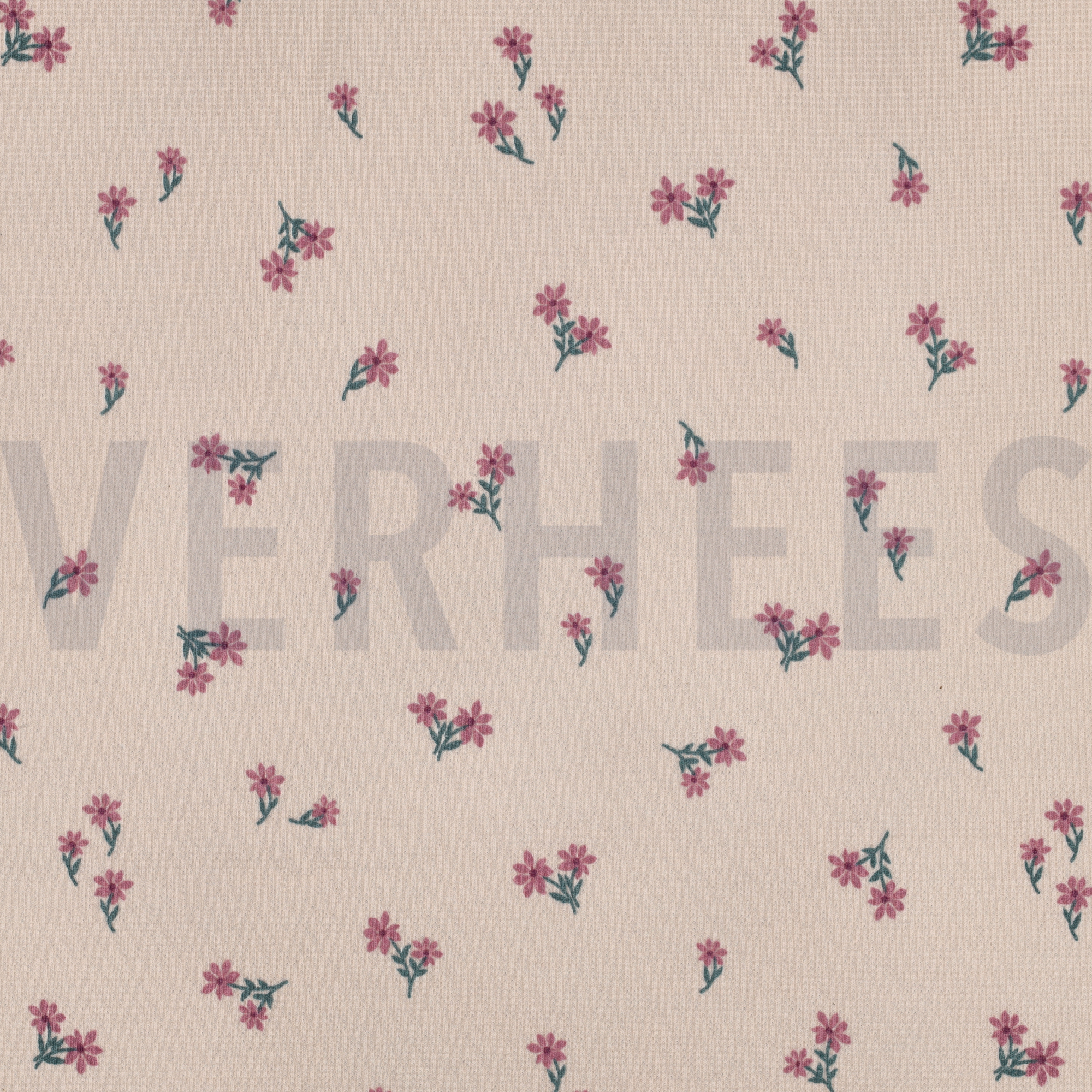 WAFFELJERSEY BLUMEN HELLROSA (high resolution)