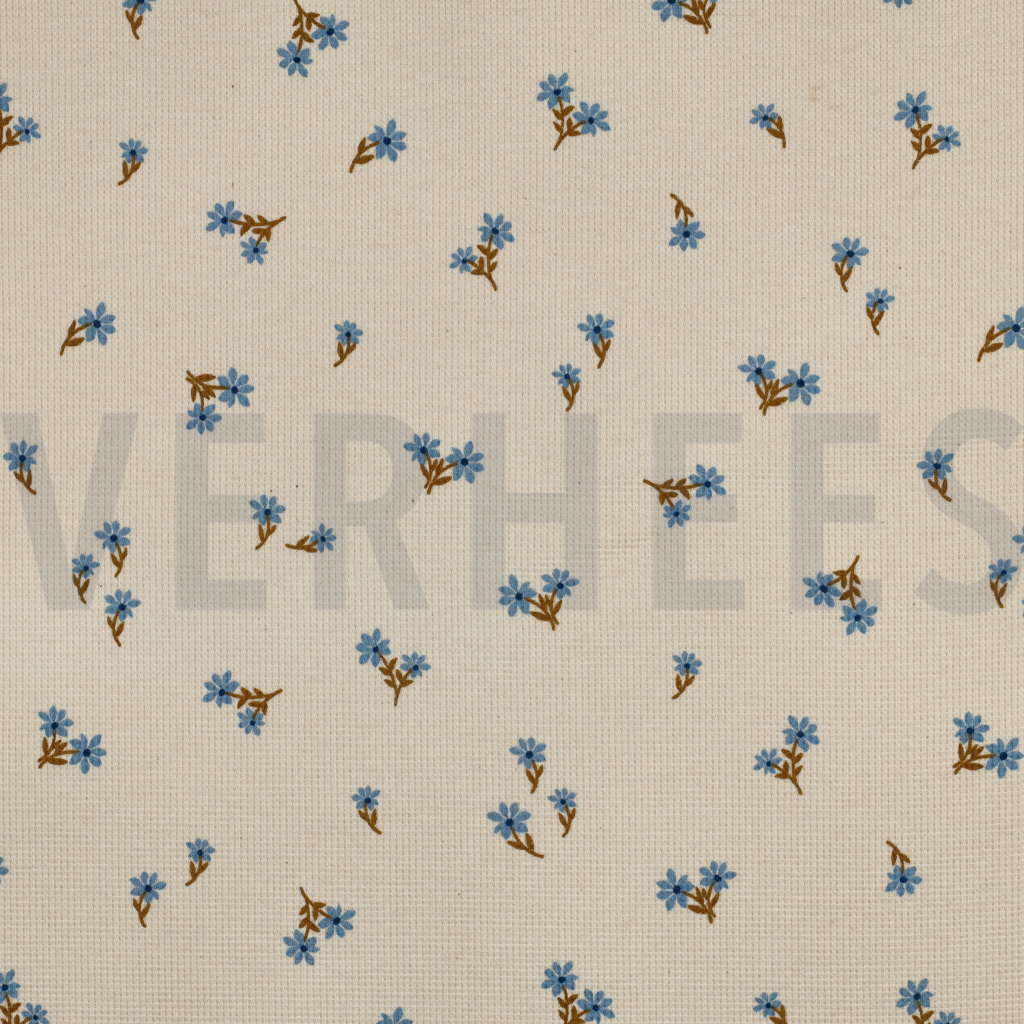 WAFFLE JERSEY FLOWERS ECRU (high resolution)