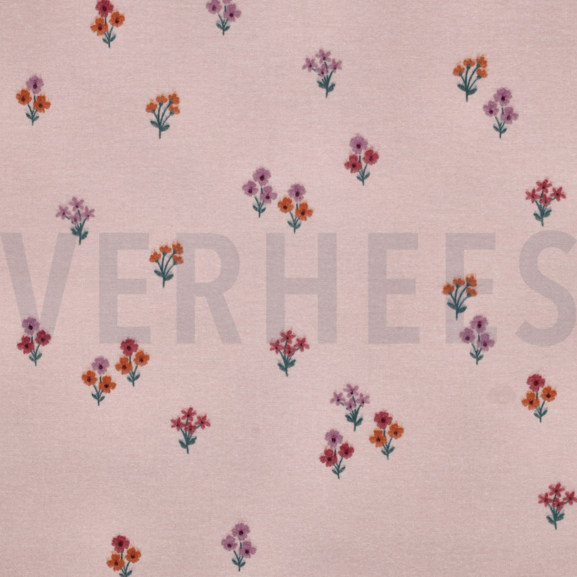 FLANELL BLUMEN HELLROSA (high resolution)