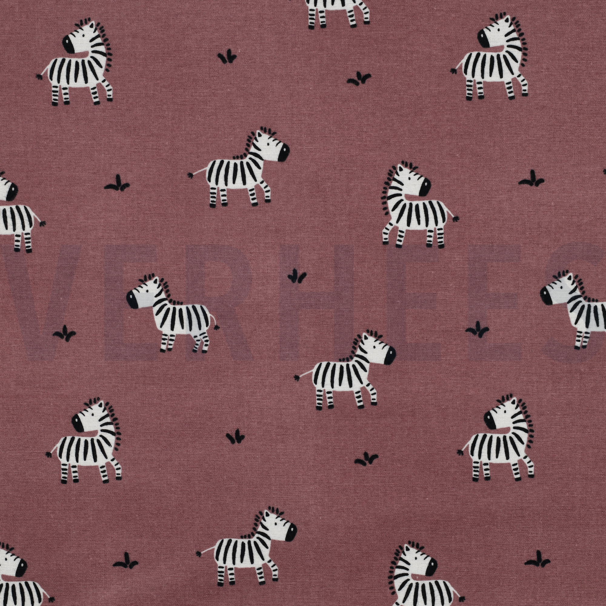 FLANELL ZEBRAS MAUVE (high resolution)