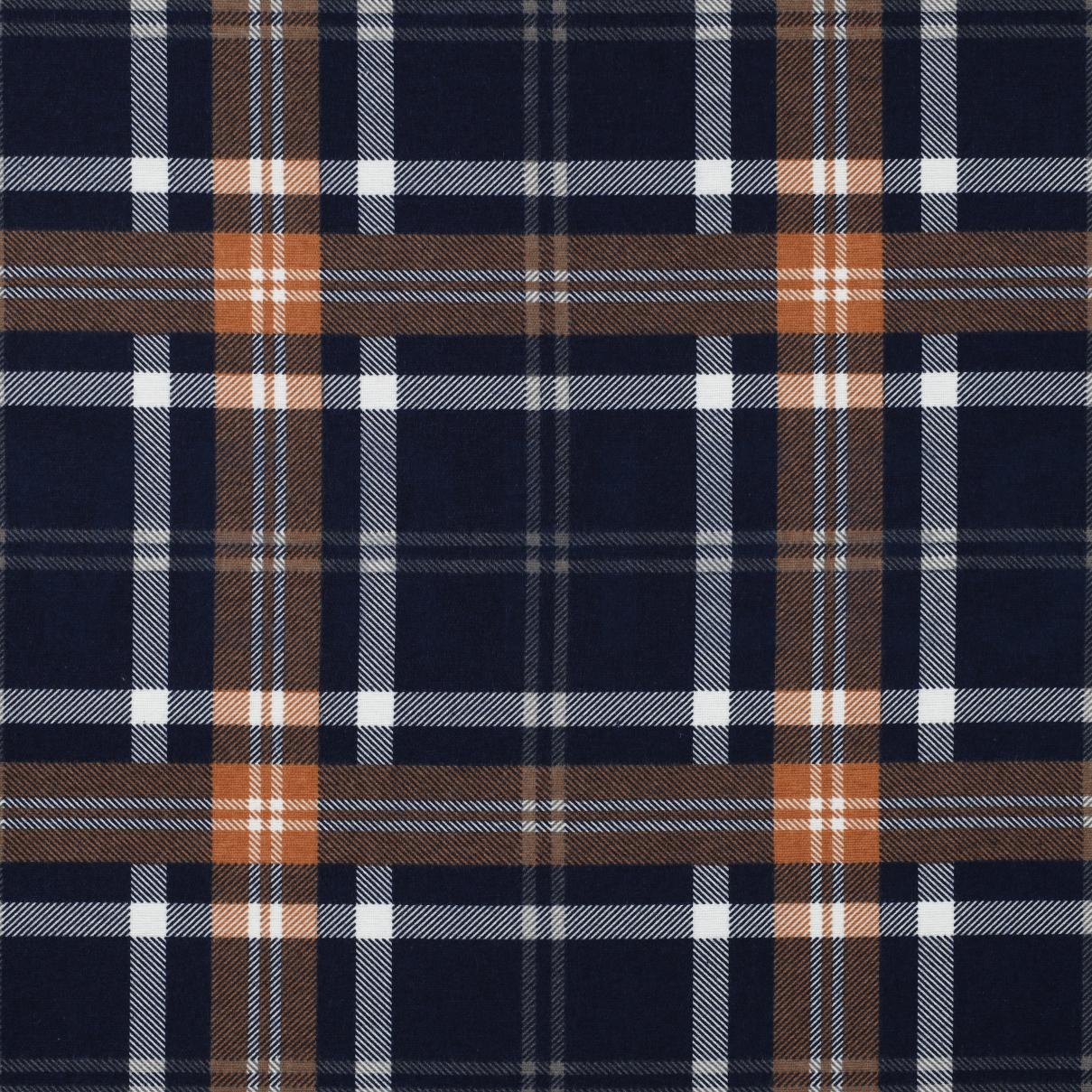 FLANELLE PLAID BLEU MARINE (high resolution)
