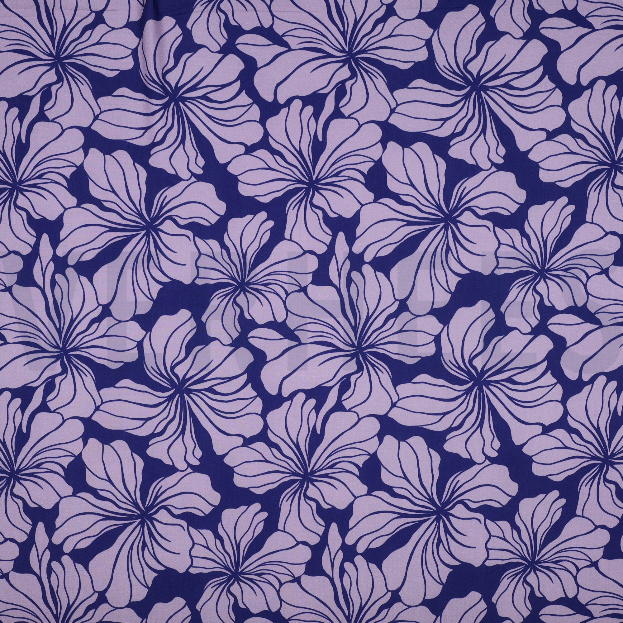 VISKOSE RADIANCE BLUMEN BLAU (high resolution)