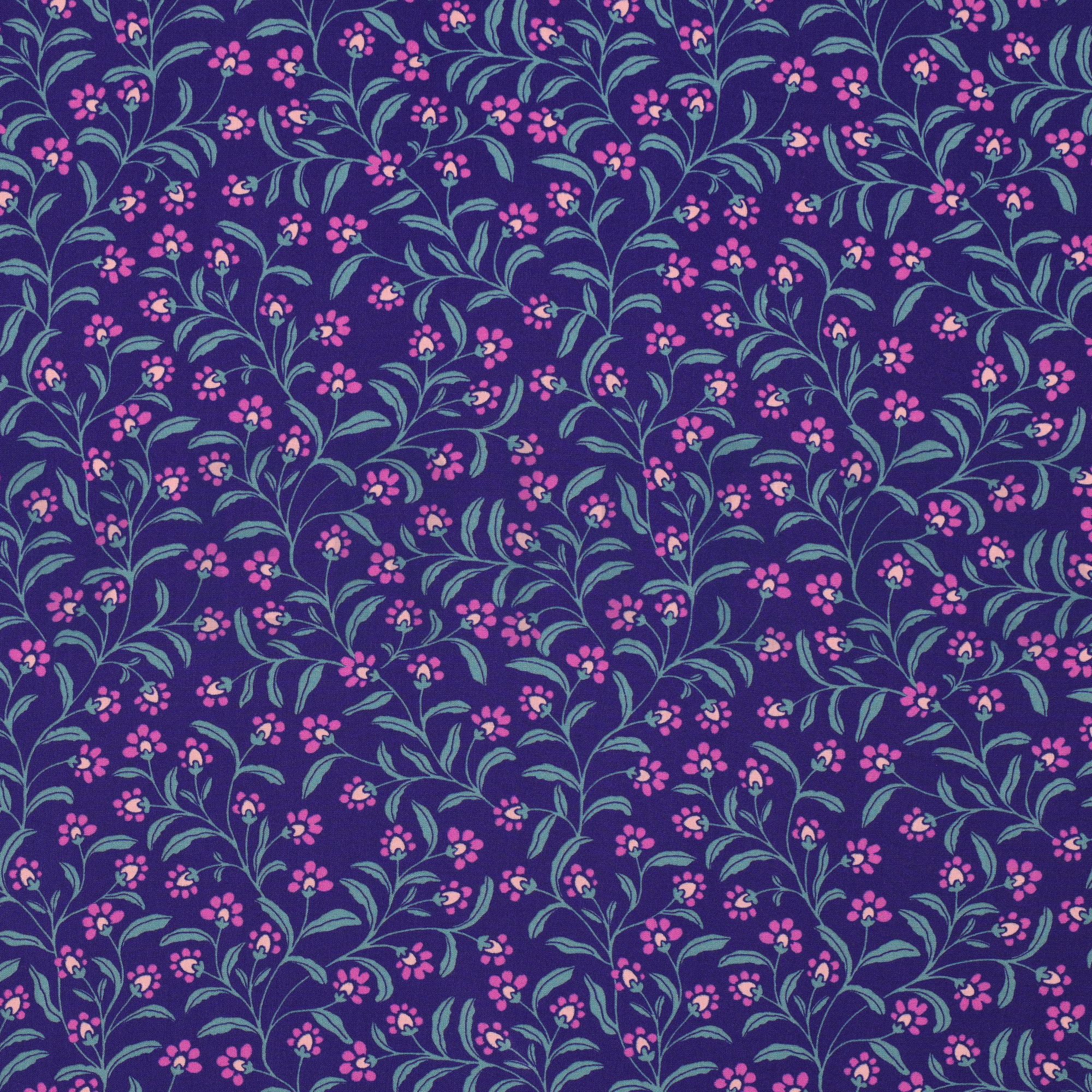 VISKOSE RADIANCE BLUMEN BLAU (high resolution)