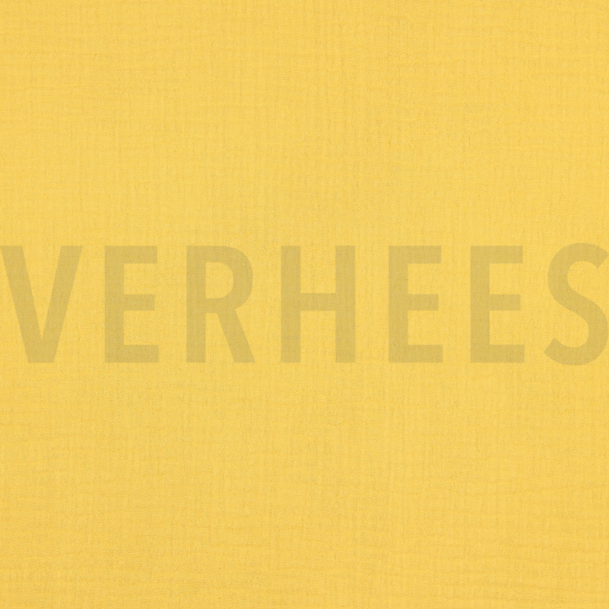 BAUMWOLLE MUSSELIN DREILAGIG GOTS GELB (high resolution)