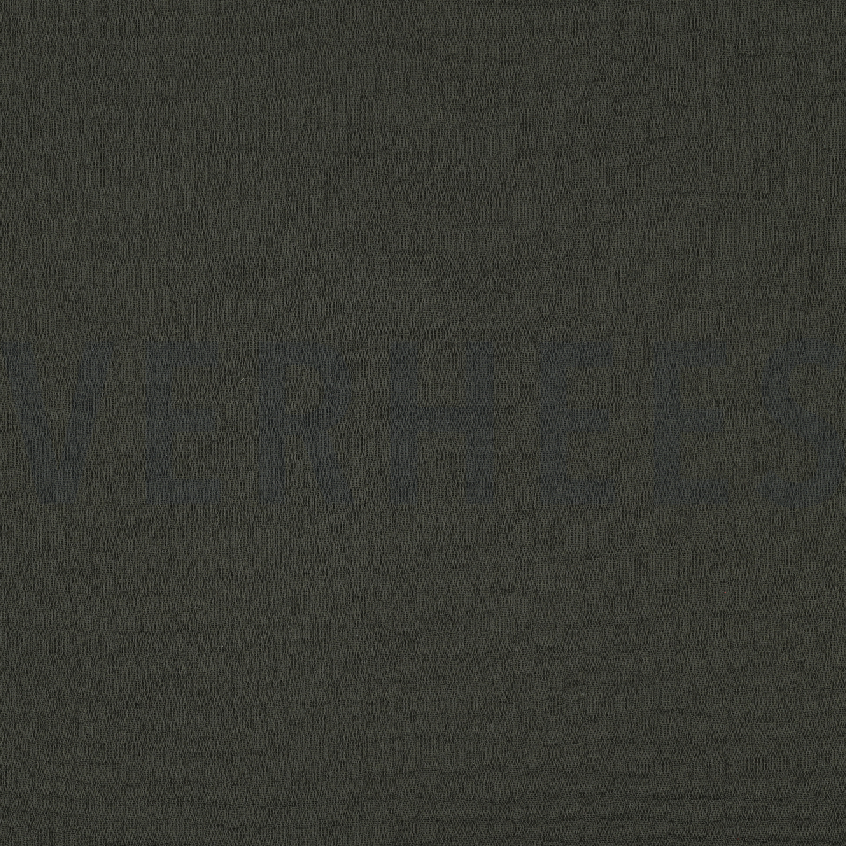 BAUMWOLLE MUSSELIN DREILAGIG GOTS DUNKELGRÜN (high resolution)