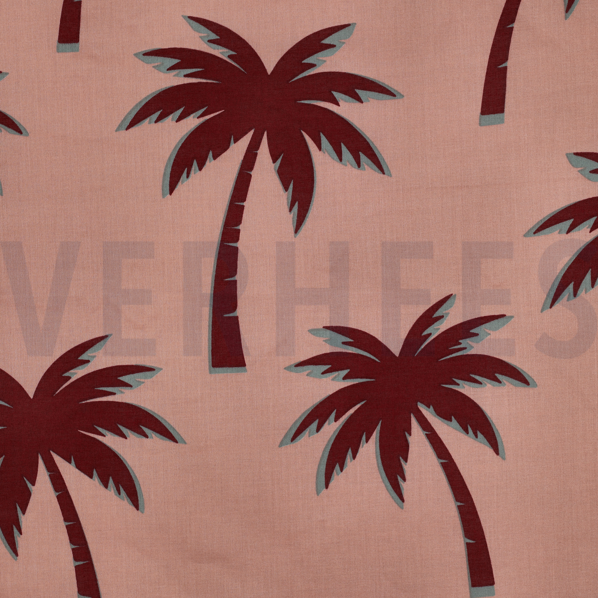 BAUMWOLLE VOILE PALMEN MAUVE (high resolution)