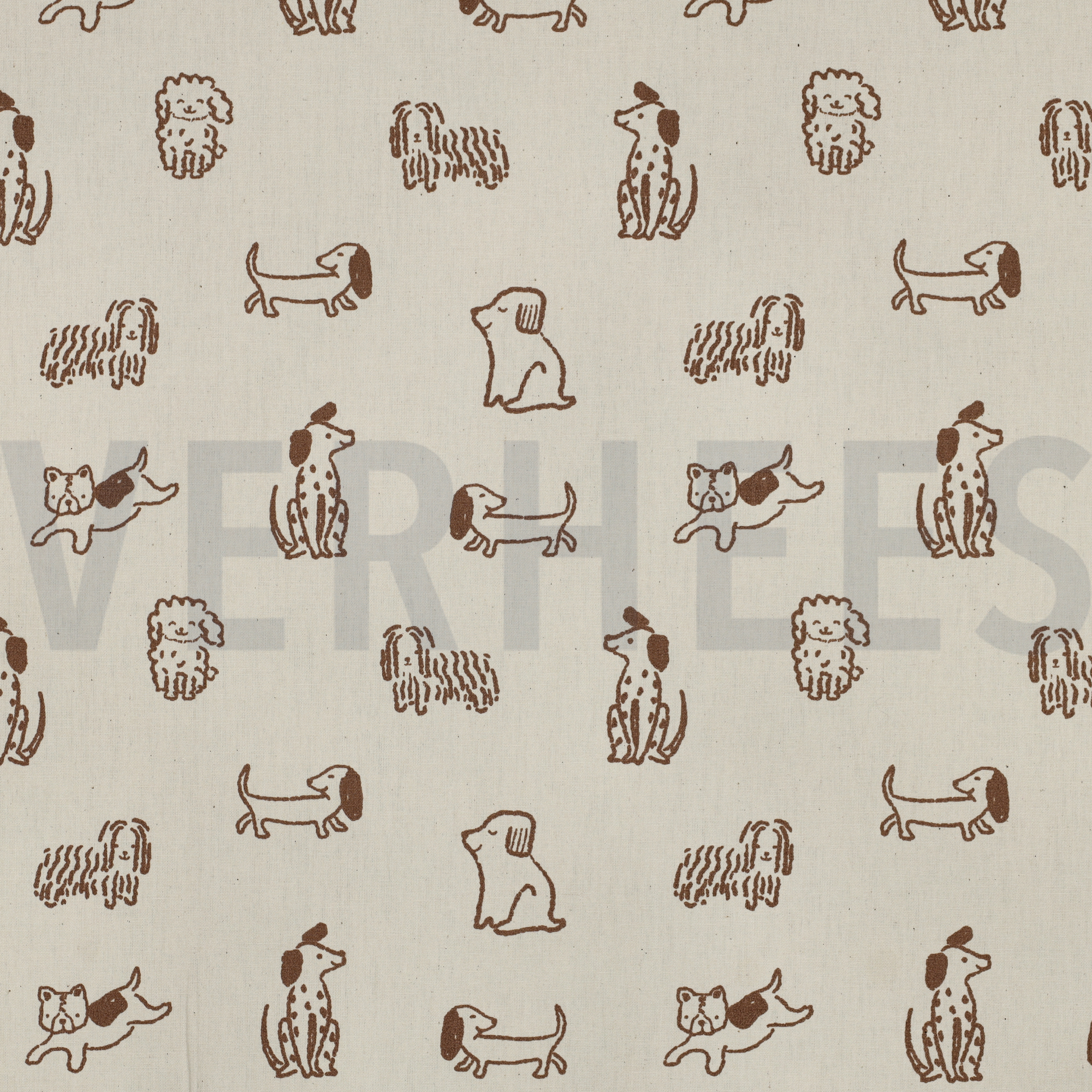 POPLIN GOTS NATURAL DOGS NATURAL (high resolution)