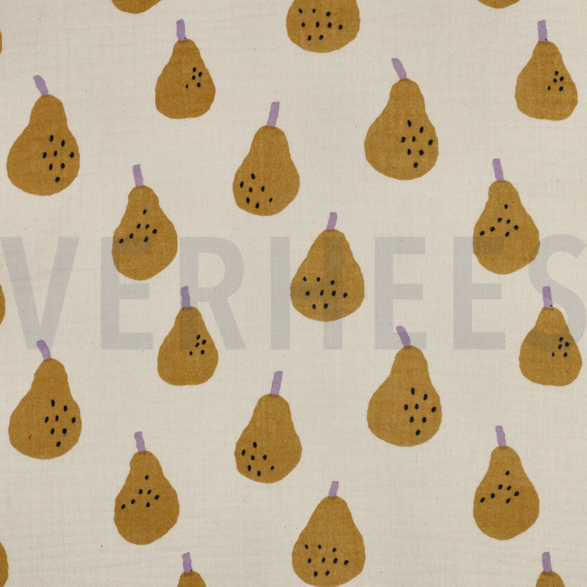 MUSSELIN GOTS BIRNEN JENNIFER BOURON NATUR/OCKER (high resolution)