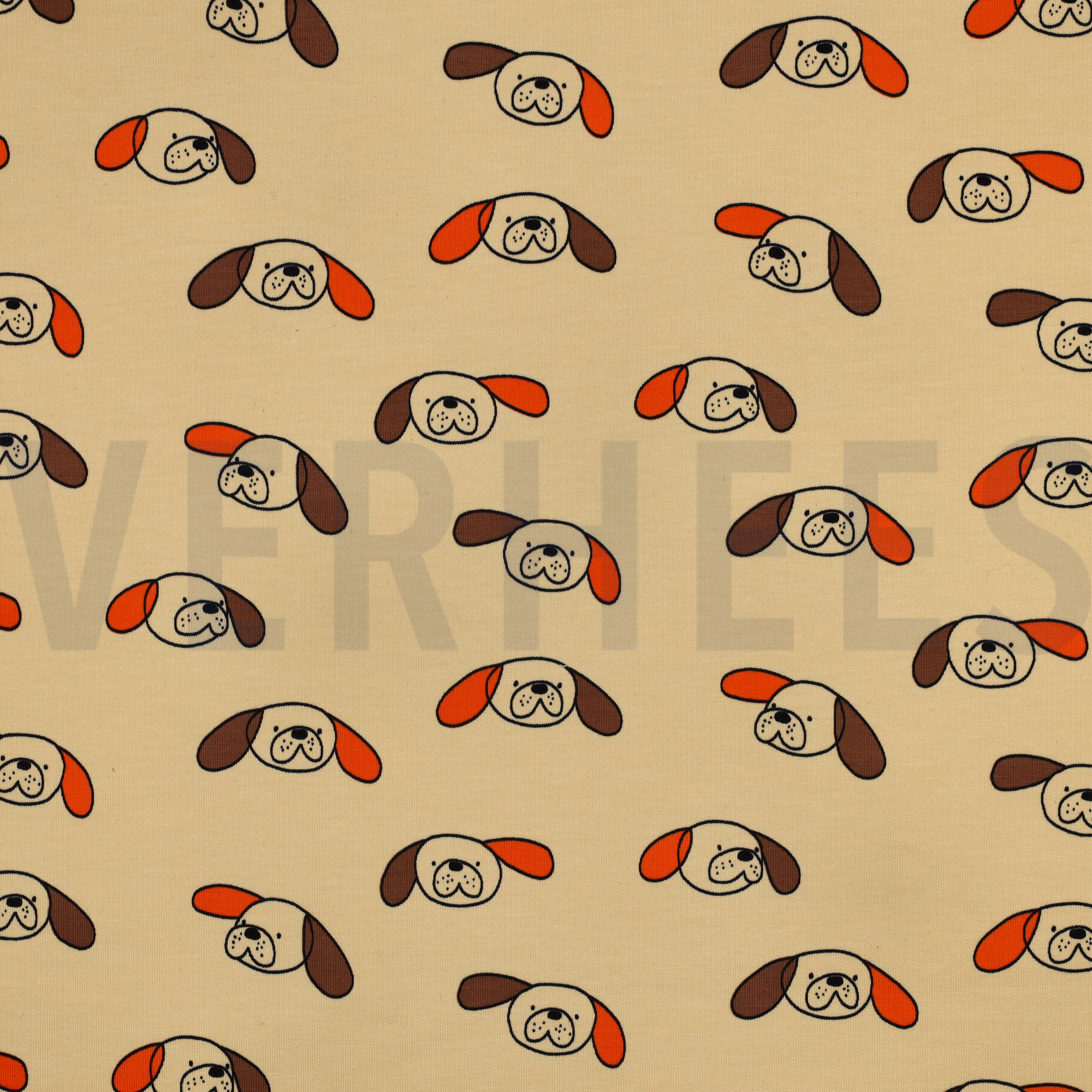 FRENCH TERRY GOTS HUNDE JENNIFER BOURON HELLGELB (high resolution)