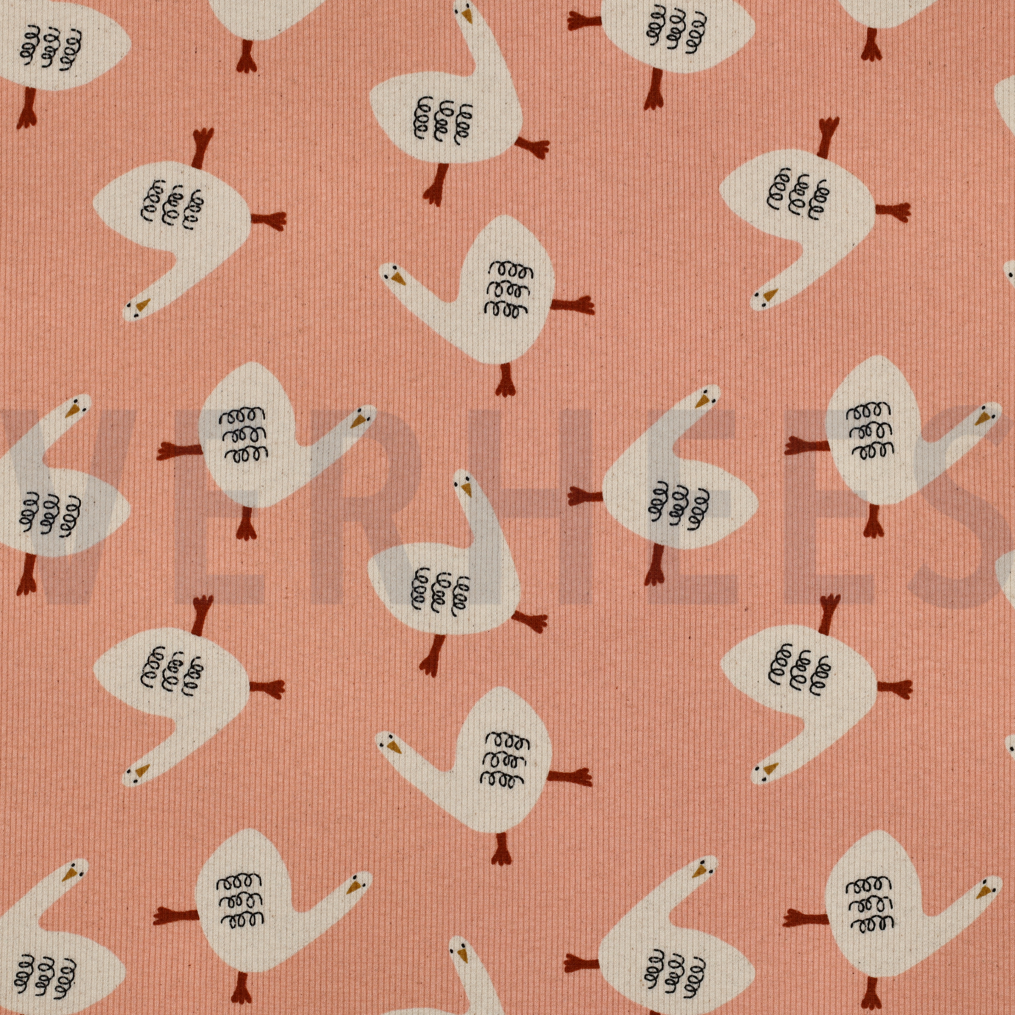 RIPPJERSEY GOTS GÄNSE JENNIFER BOURON ROSA (high resolution)