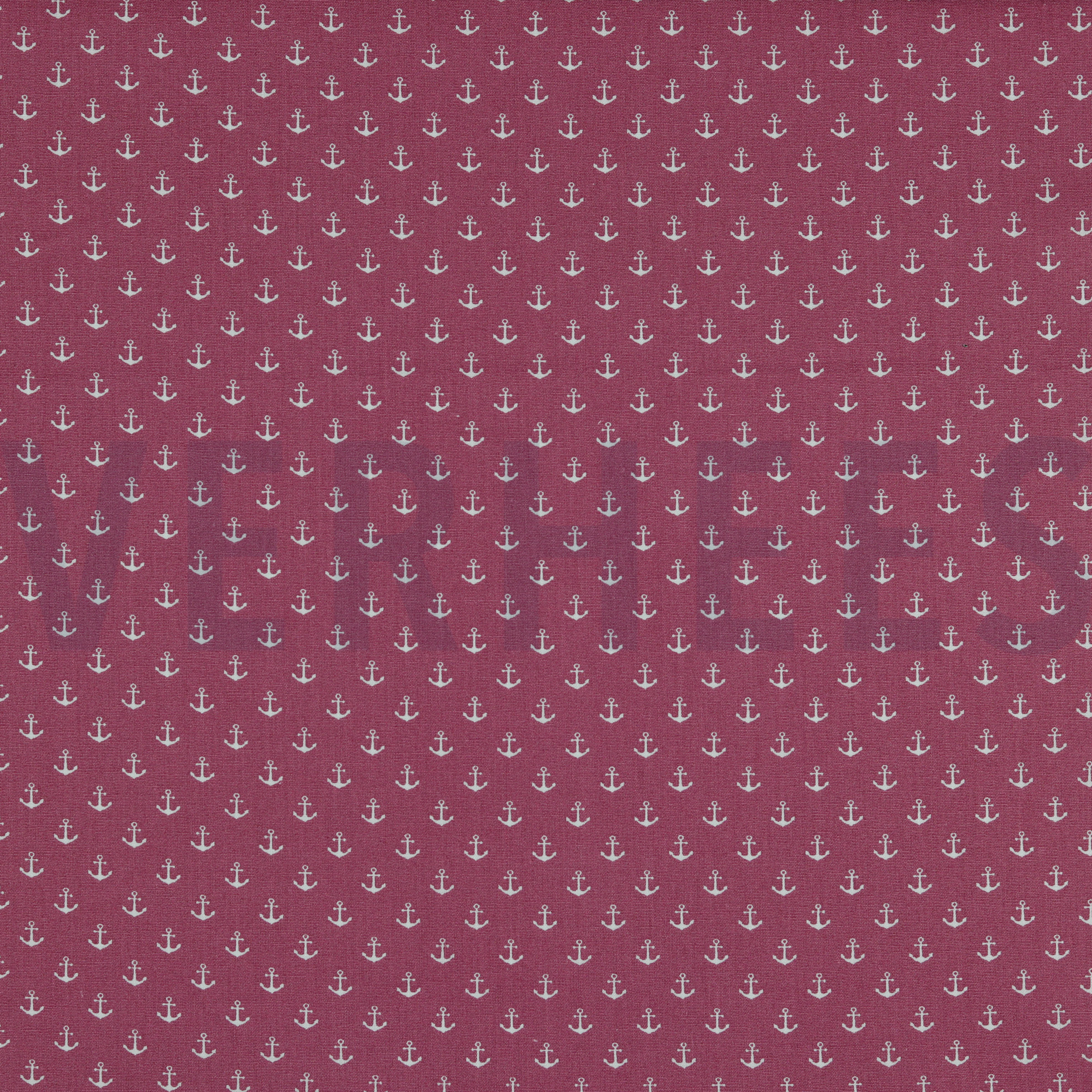 KATOENEN POPLIN KLEINE ANKERS MAUVE (high resolution)