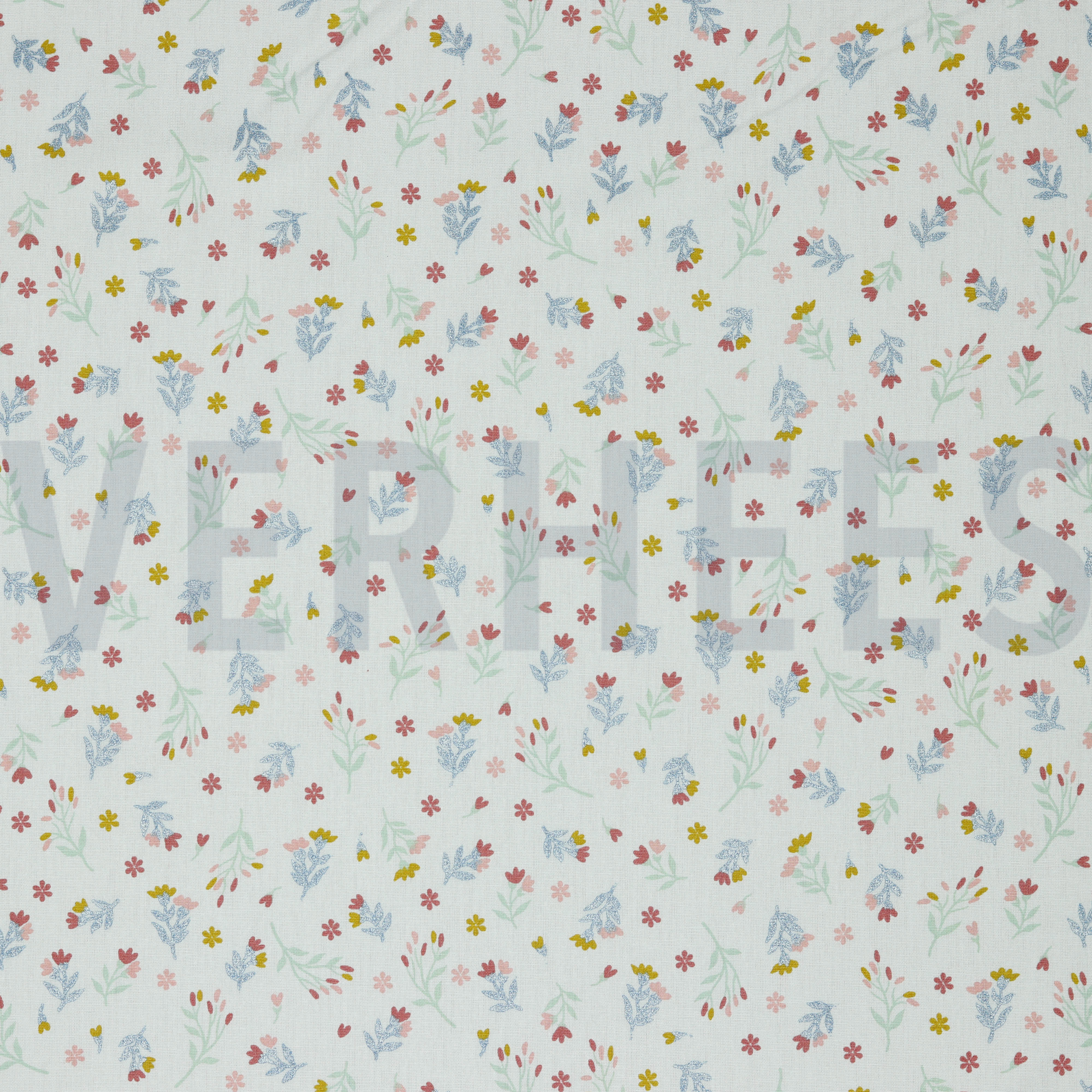 POPELINE DE COTON GLITTER FLEURS BLANC (high resolution)