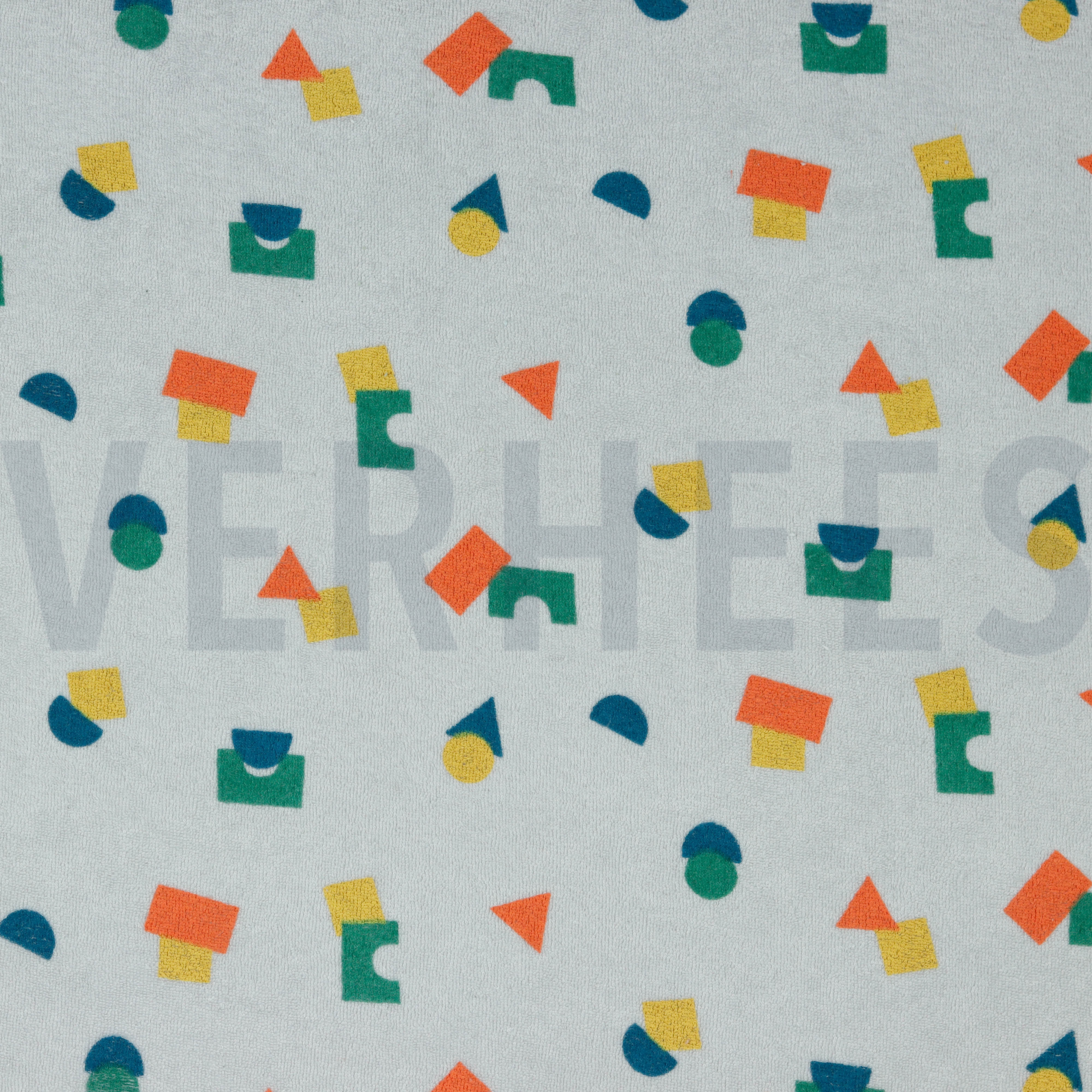 STRETCH TOWELLING SHAPES LIGHT GREY (high resolution)