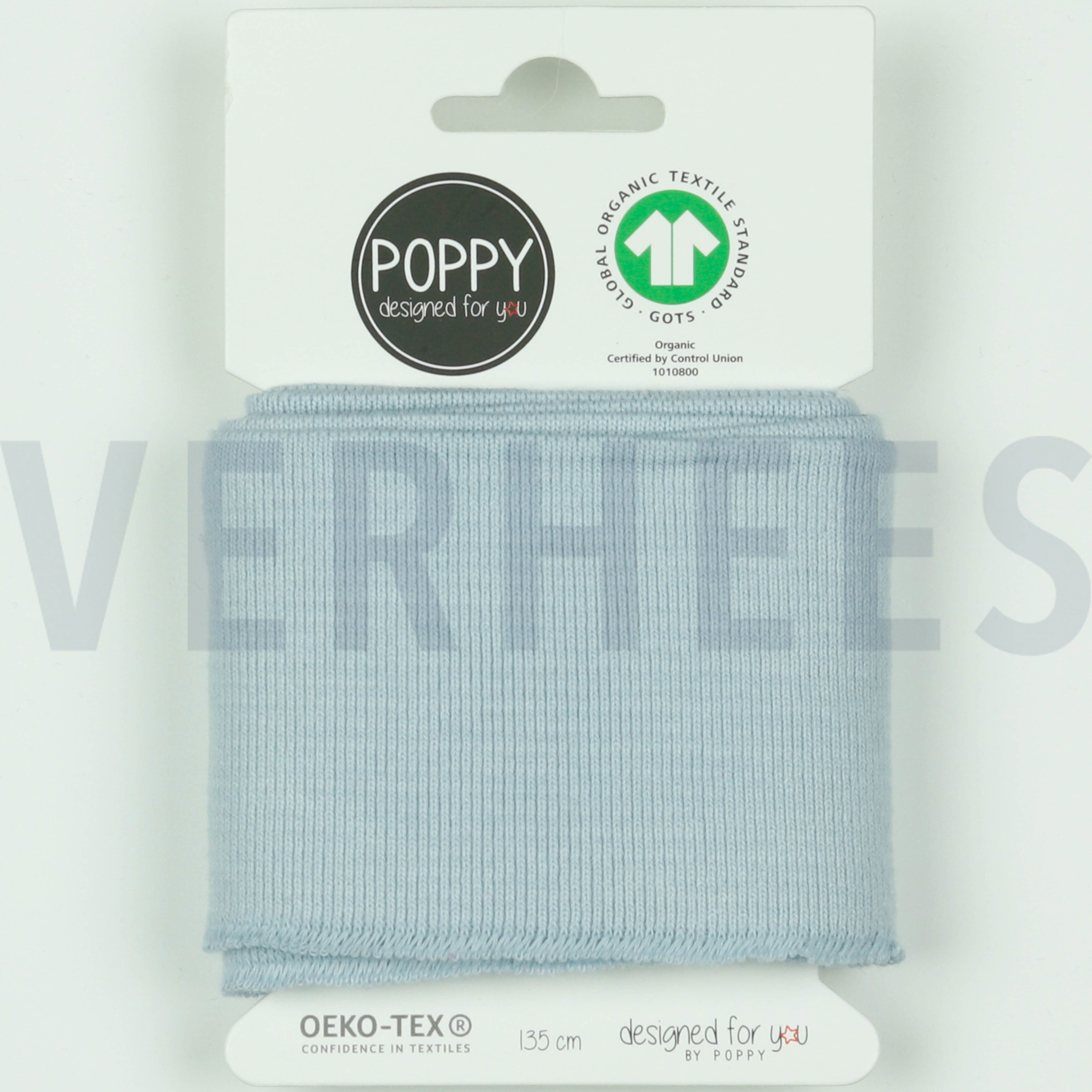 CUFFS BÜNDCHEN GOTS 7CM BABYBLAU (high resolution)