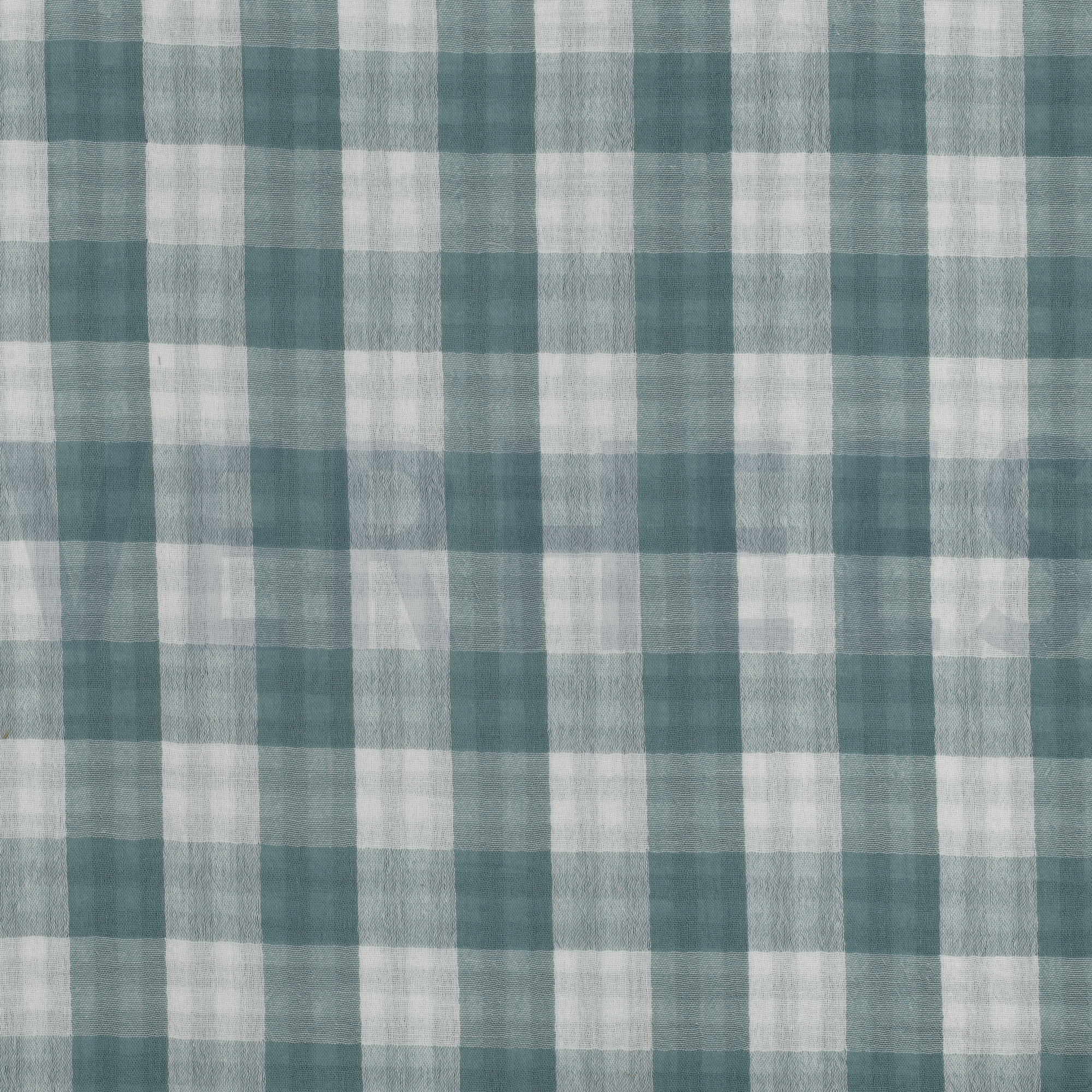 DOUBLE GAUZE DOUBLE SIDED CHECKS GREEN (high resolution)