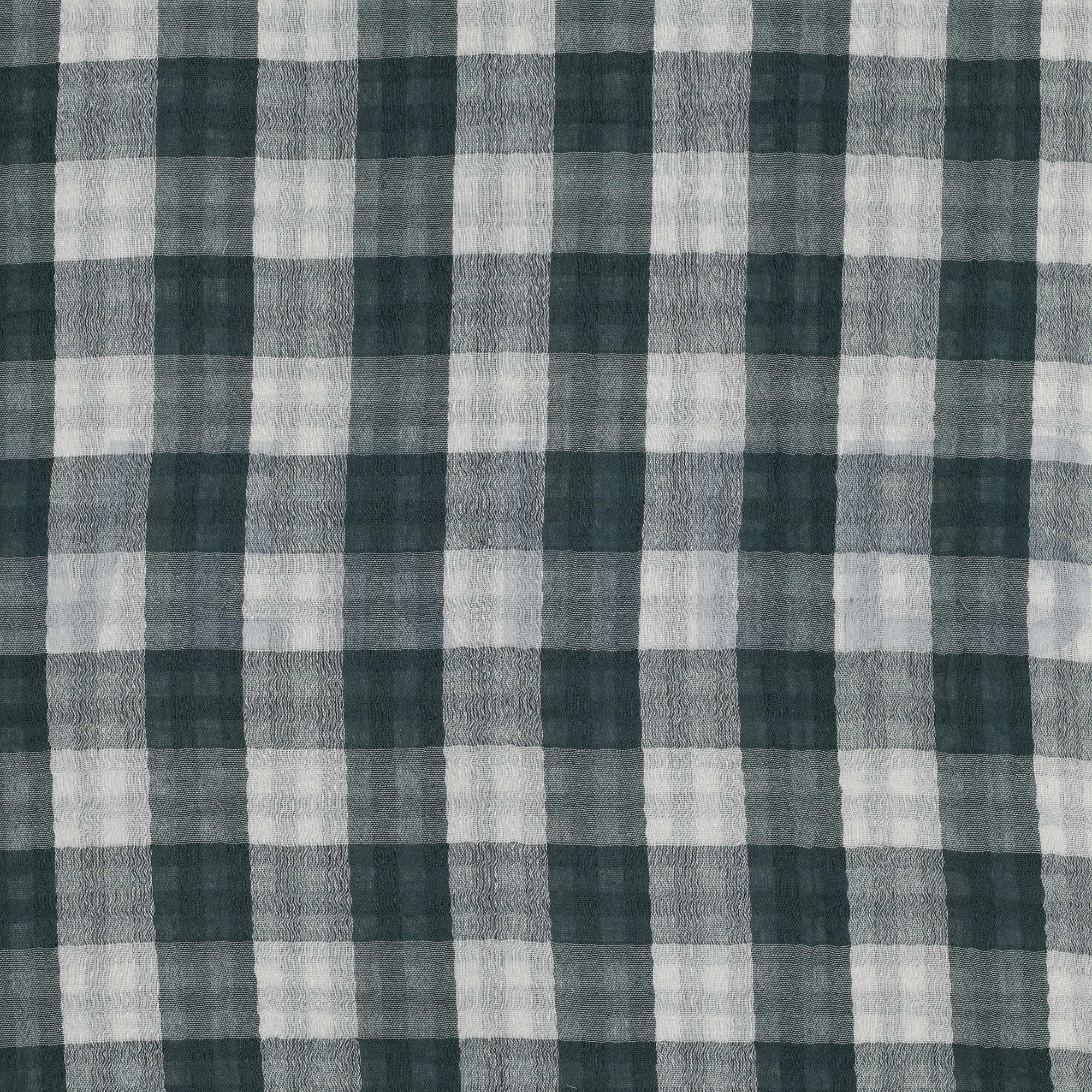 DOUBLE GAUZE DOUBLE SIDED CHECKS CYAN (high resolution)