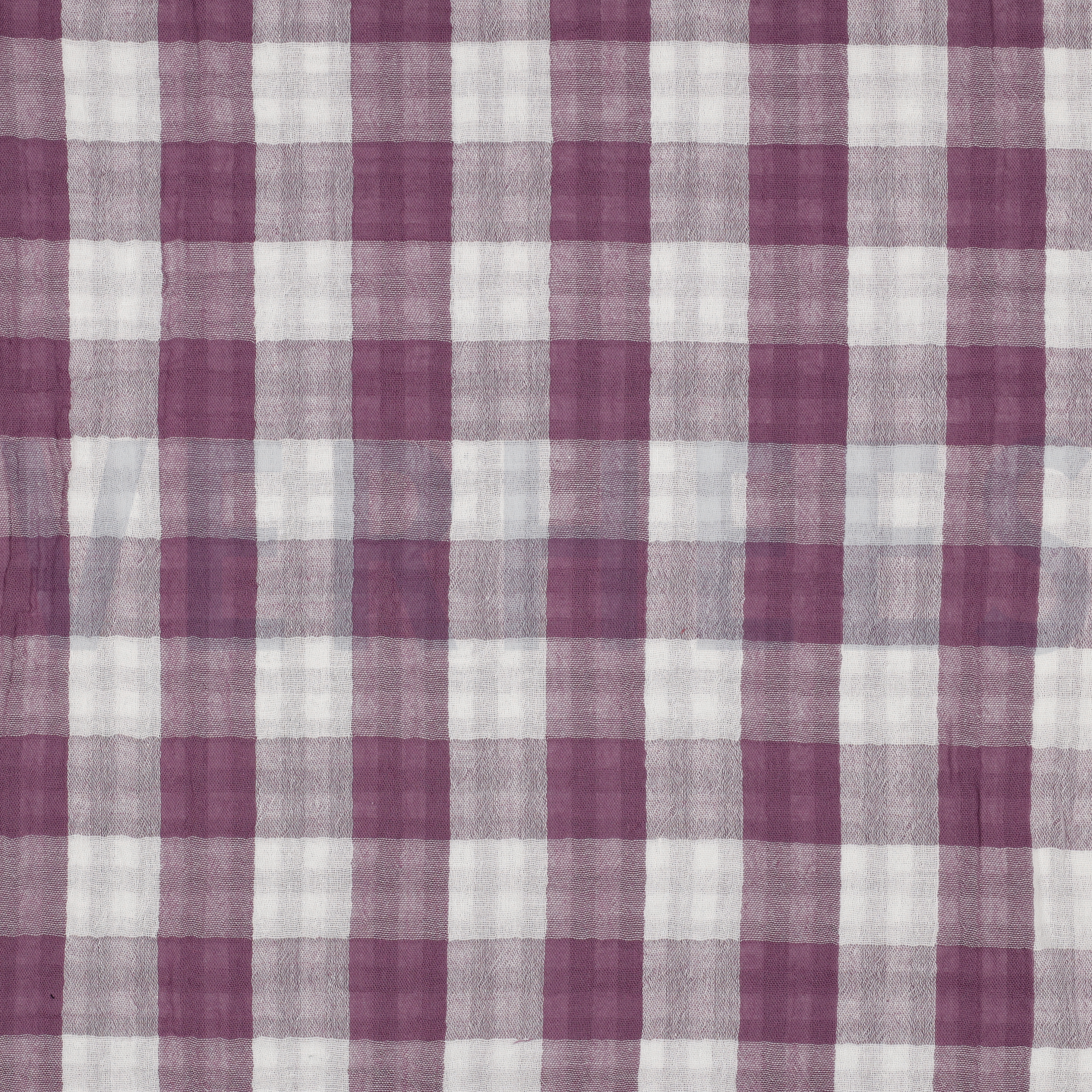 DOUBLE GAUZE DOUBLE SIDED CHECKS GRAPE (high resolution)