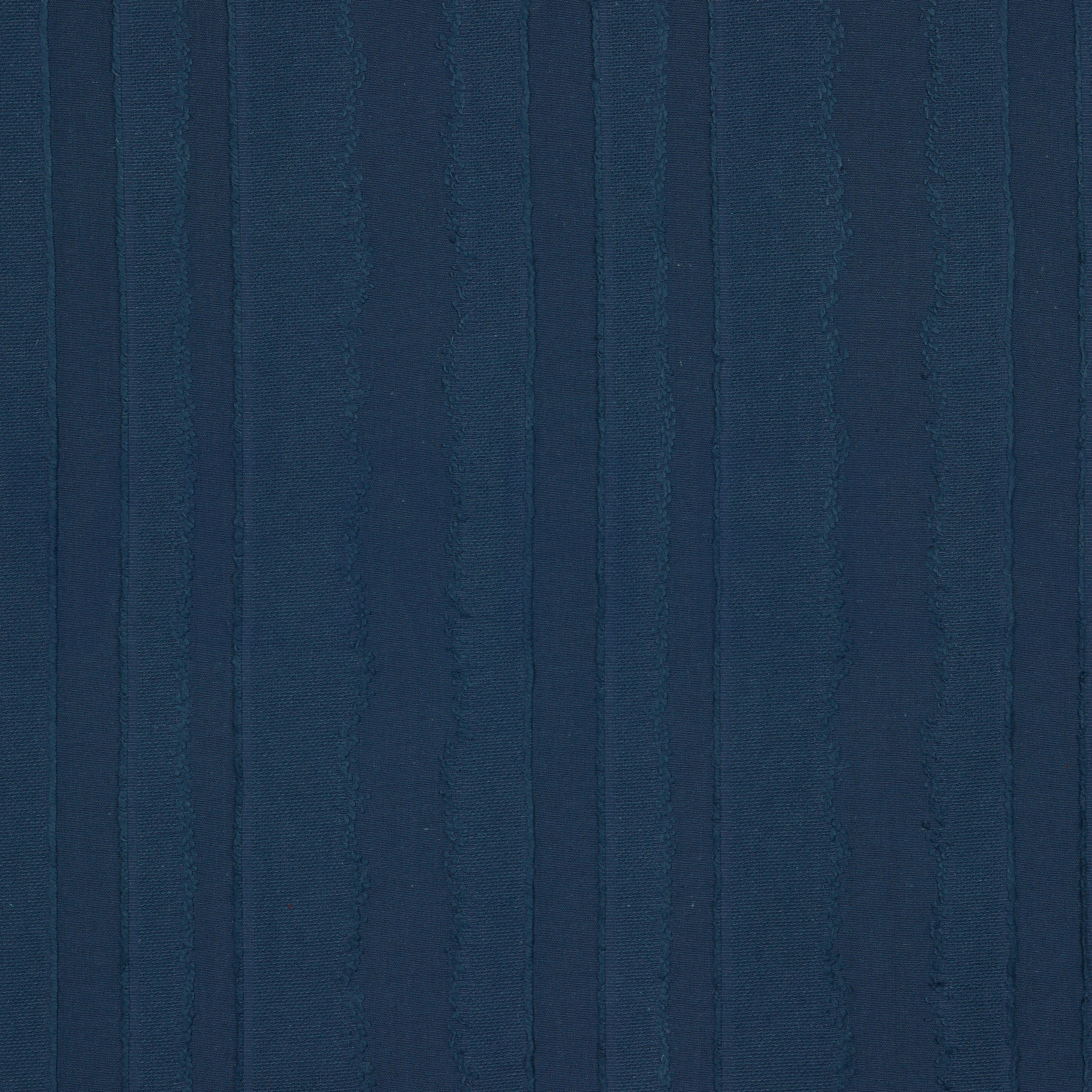 BAUMWOLLE JACQUARD STREIFEN INDIGO BLAU (high resolution)