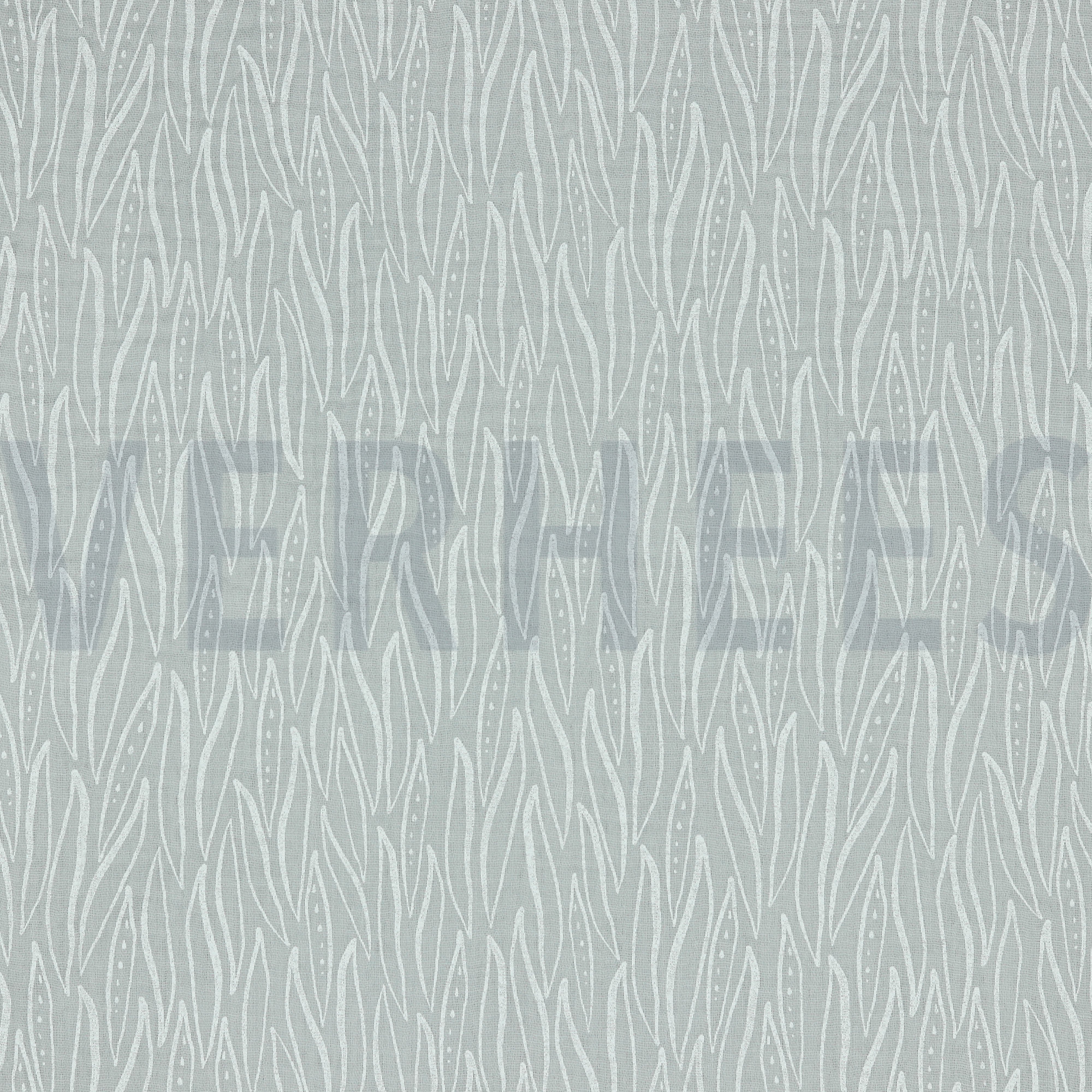 MUSSELIN BLÄTTER HELLGRAU (high resolution)