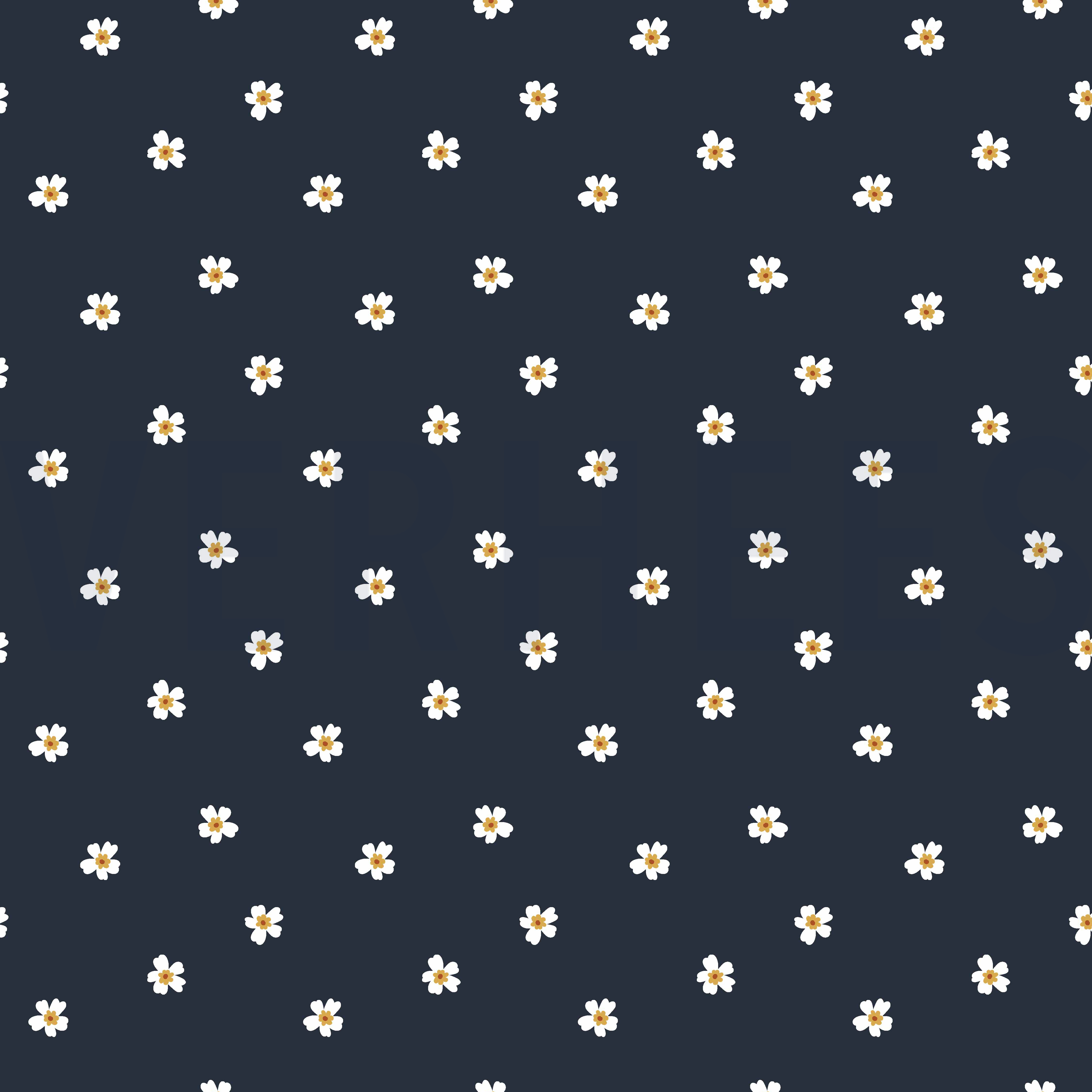 FRENCH TERRY FLEURS BLEU MARINE (high resolution)
