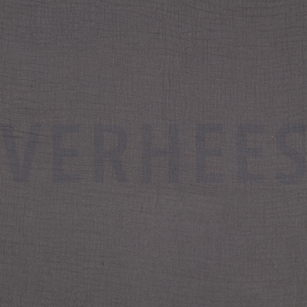 DOUBLE GAZE DE COTON GRIS FONCÉ (high resolution)