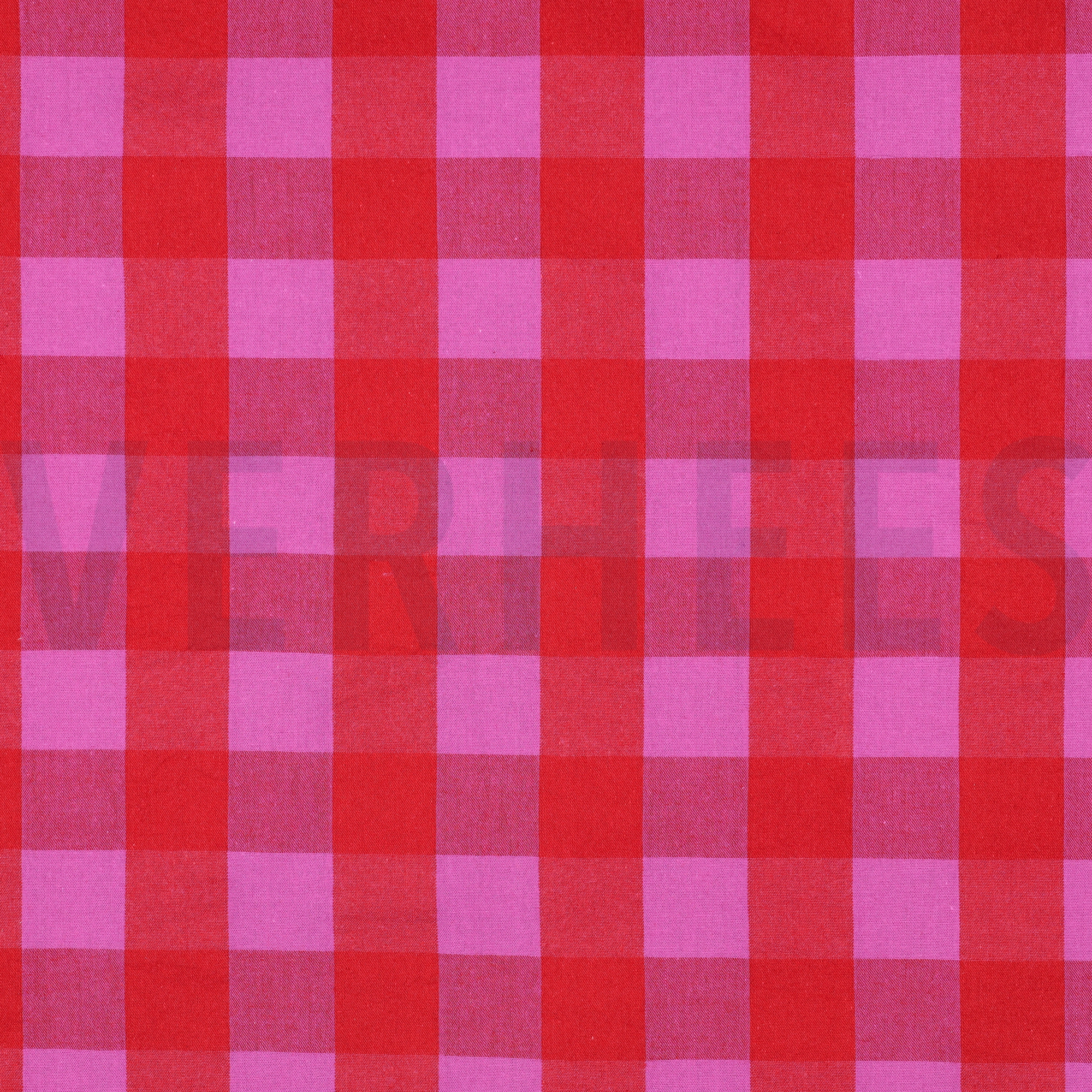 KATOEN GARENGEVERFD RUITEN ROOD (high resolution)