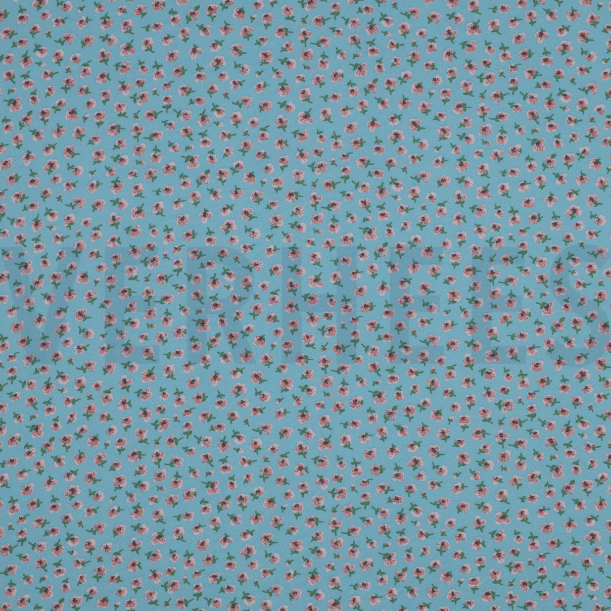 CHIFFON FLOWERS SKY BLUE (high resolution)