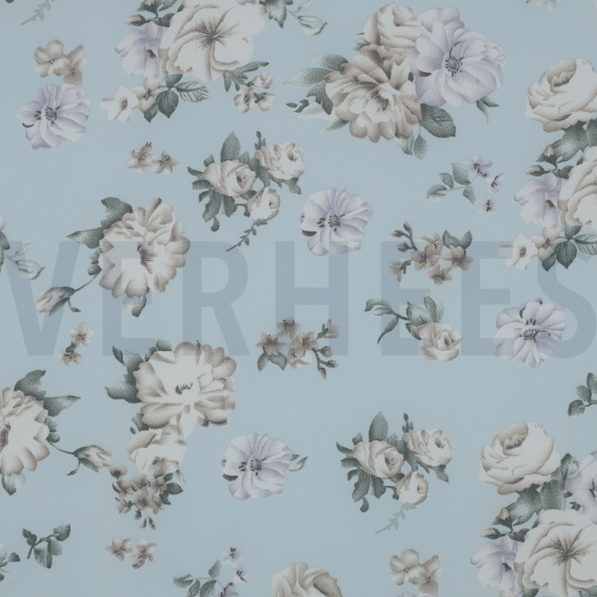 CHIFFON FLEURS BLEU CLAIR (high resolution)