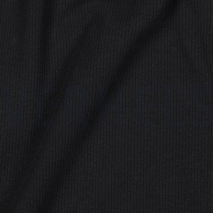 RIB JERSEY BLACK (hover)