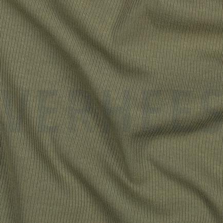 RIB JERSEY LEGERGROEN (hover)