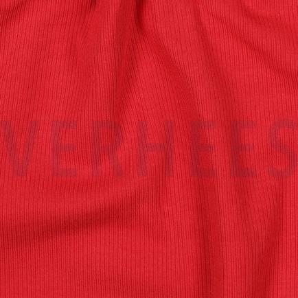RIB JERSEY DONKERROOD (hover)
