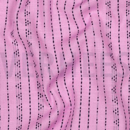 COTON TEINT EN FIL DOBBY ROSE (hover)