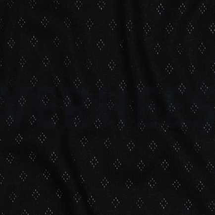 FEINSTRICKJERSEY AJOUR SCHWARZ (hover)