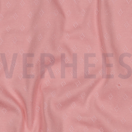 FEINSTRICKJERSEY AJOUR ROSÉ (hover)