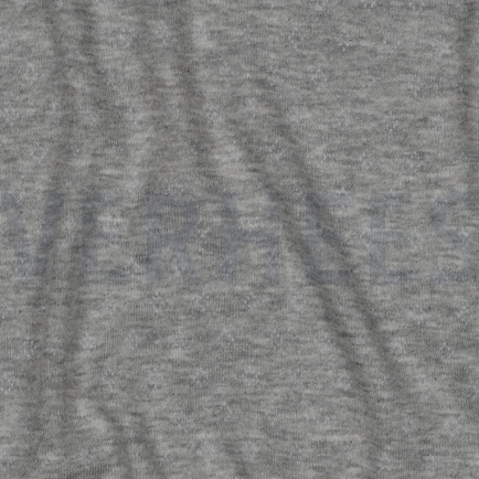 FEINSTRICKJERSEY AJOUR GRAU MELIERT (hover)