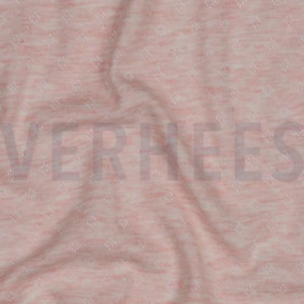 FEINSTRICKJERSEY AJOUR ROSÉ MELIERT (hover)