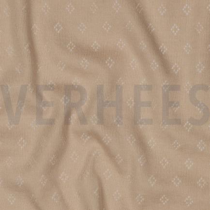FEINSTRICKJERSEY AJOUR SAND (hover)