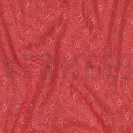 FEINSTRICKJERSEY AJOUR DUNKELROSA (hover)