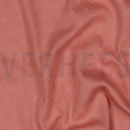 FEINSTRICKJERSEY AJOUR BLUSH (hover)