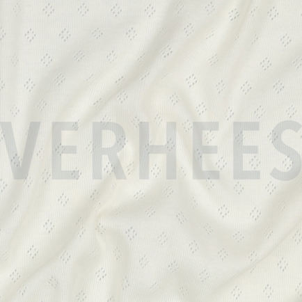 FEINSTRICKJERSEY AJOUR ECRU (hover)