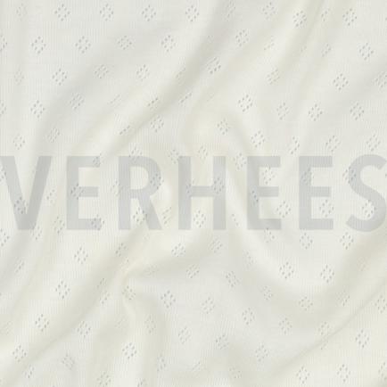 FEINSTRICKJERSEY AJOUR ECRU (hover)