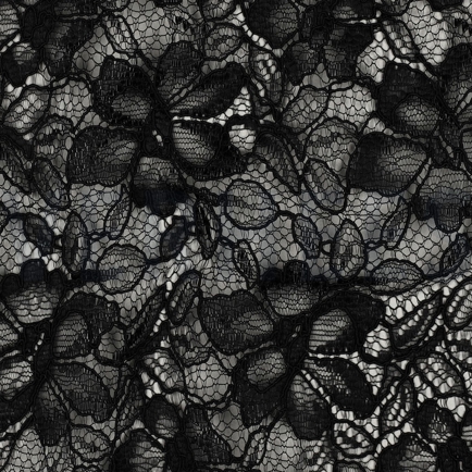 LACE TWO-SIDE SCALLOP BLACK (hover)