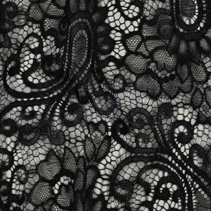 LACE TWO-SIDE SCALLOP BLACK (hover)