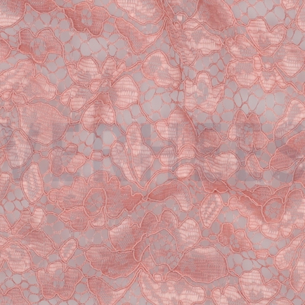 DENTELLE BORDURE FESTONNÉE ROSE POUDRÉ (hover)