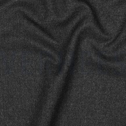 VISCOSE GABARDINE BRUSHED STRETCH DARK GREY MELANGE (hover)
