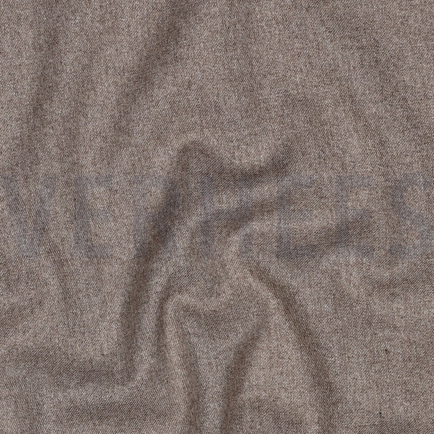 VISKOSE GABARDINE ANGERAUT STRETCH TAUPE MELIERT (hover)