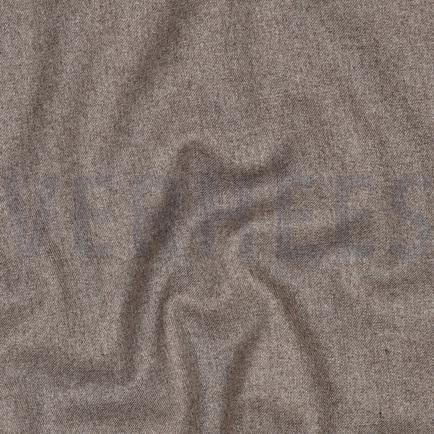 VISCOSE GABARDINE BRUSHED STRETCH TAUPE MELANGE (hover)